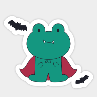 Vampire Frog Sticker